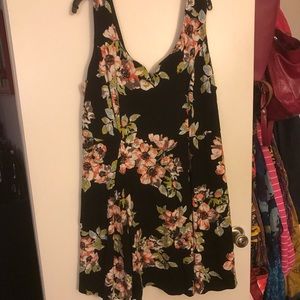 Floral Torrid fit and flare/skater dress Sz 24